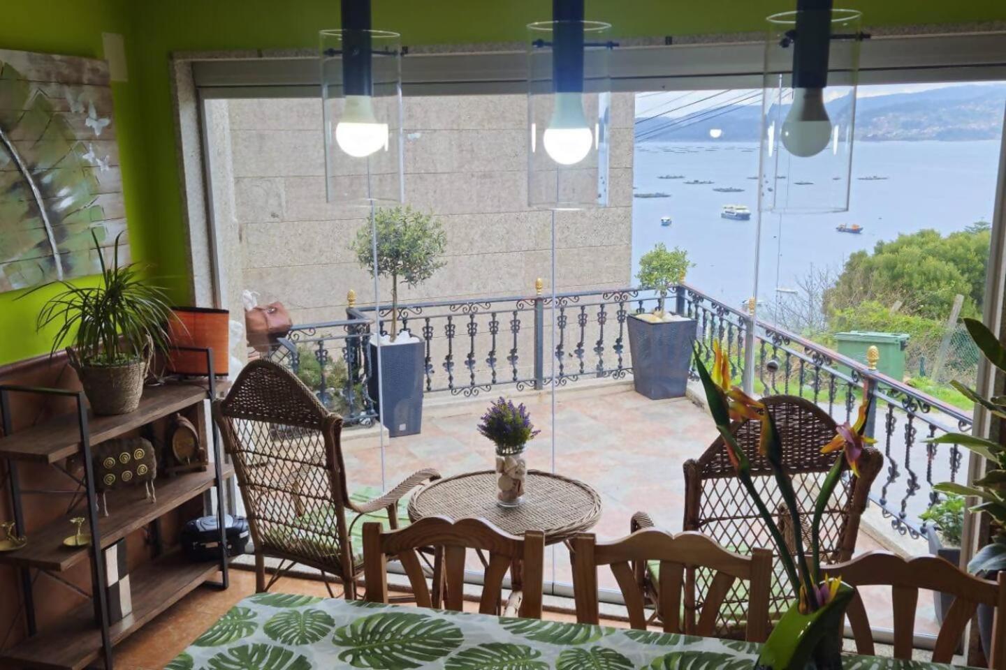 Casa Baja A La Playa Villa Bueu Exteriör bild