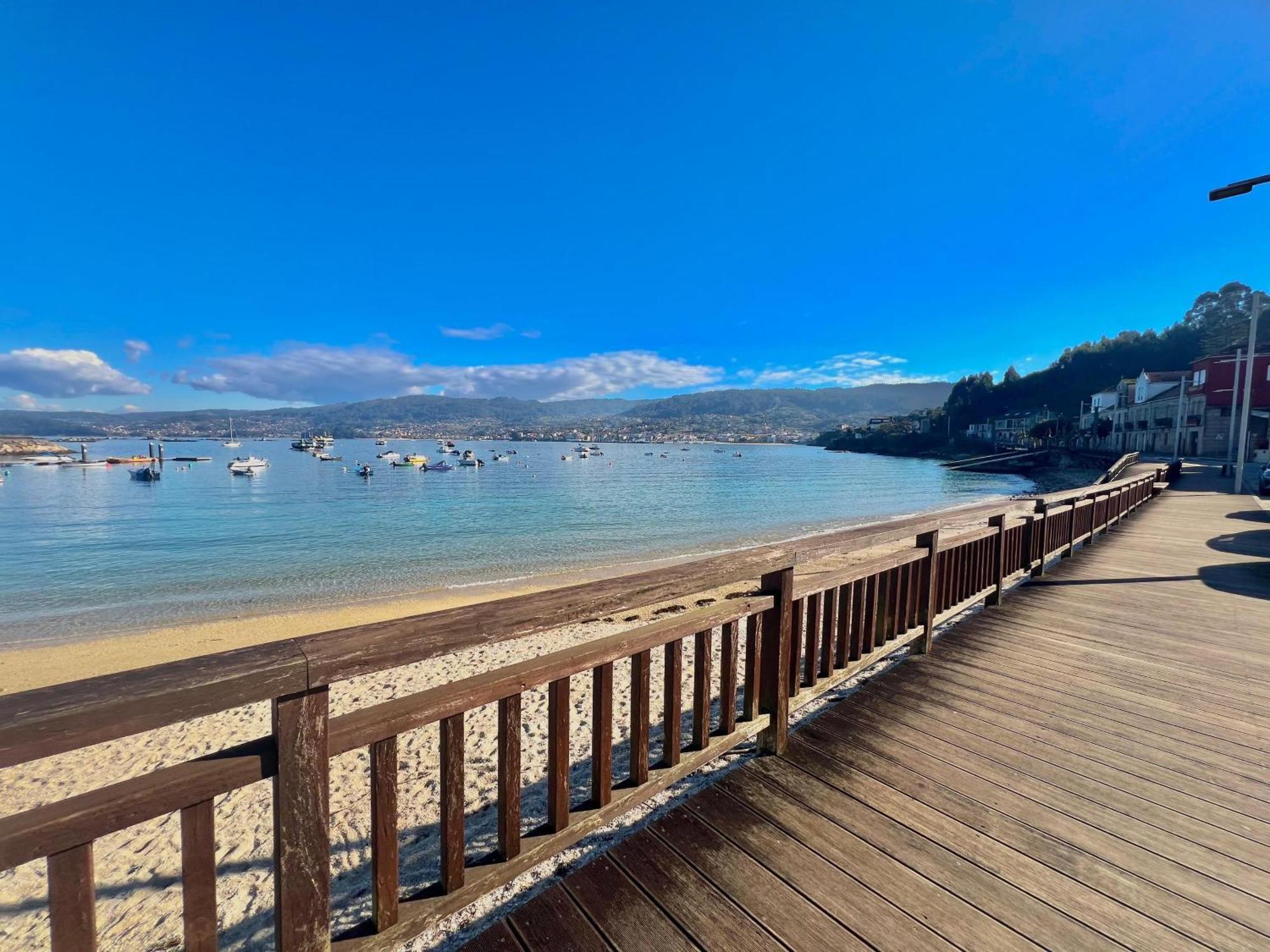 Casa Baja A La Playa Villa Bueu Exteriör bild